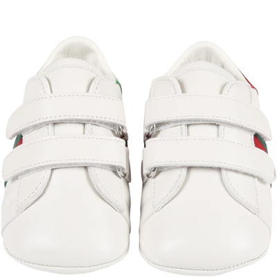 Shop Gucci White Sneakers For Baby Kids