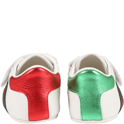 Shop Gucci White Sneakers For Baby Kids