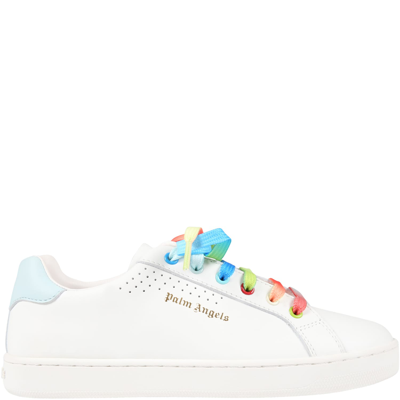 Shop Palm Angels Sneakers Bianco In White