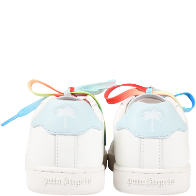 Shop Palm Angels Sneakers Bianco In White