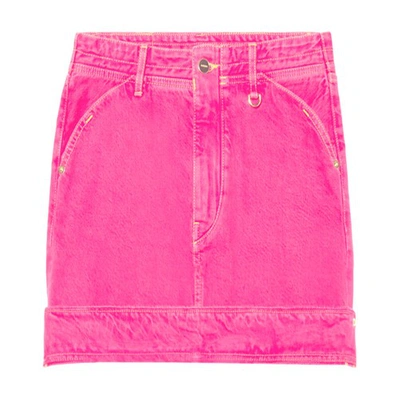 Shop Jacquemus De Nîmes Skirt In Pink