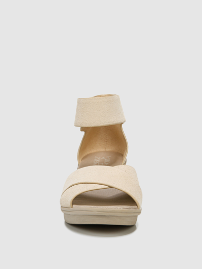 Shop Naturalizer Riviera Wedge Sandals In Porcelain Suede