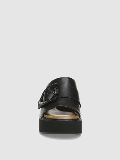 Shop Naturalizer Clara Slip-on Platform Sandals In Black