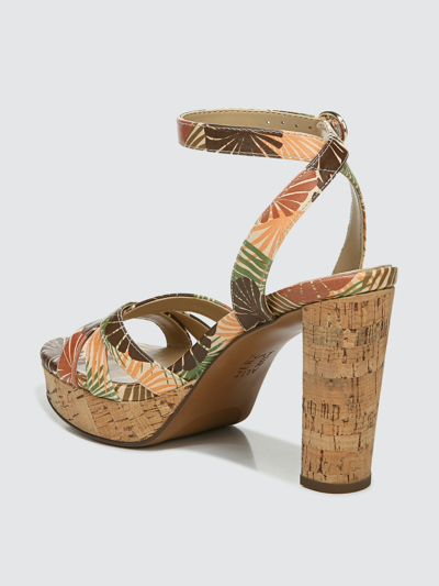 Shop Naturalizer Mallory Strappy Dress Sandals In Natural Leaf