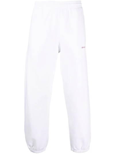 Shop Off-white Gradient-arrow Track Pants In Weiss