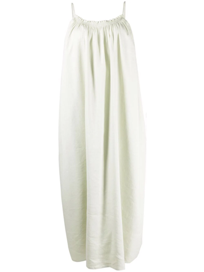 Shop Aeron Balloon-silhouete Sleeveless Maxi Dress In Green