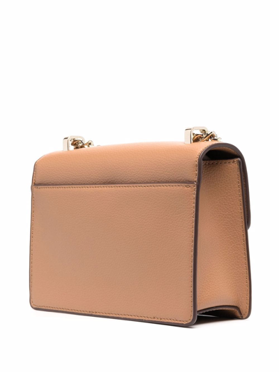 Shop Dkny Elissa Shoulder Bag In Braun