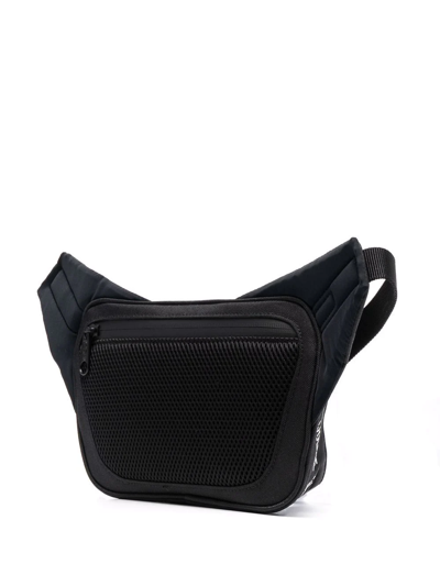 Shop Neil Barrett Logo-print Shoulder Bag In Schwarz