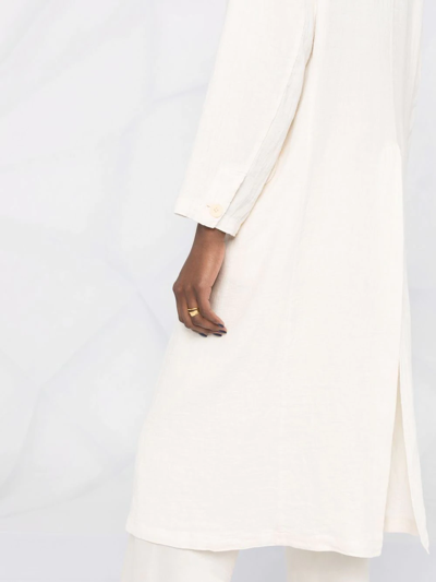 Barena Venezia Peak-lapels Button-front Mid-length Coat In Nude
