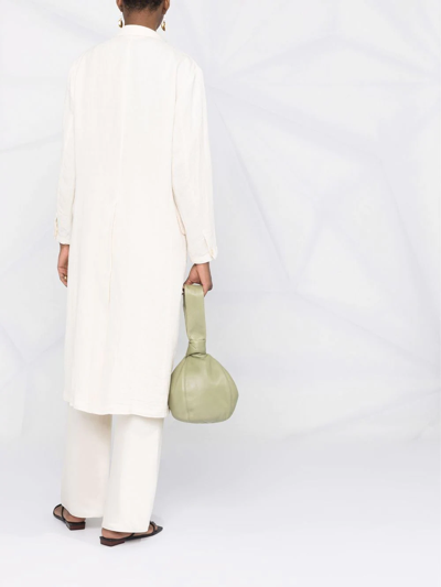 Barena Venezia Peak-lapels Button-front Mid-length Coat In Nude