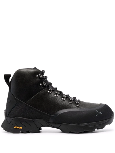 Shop Roa Andreas Lace-up Hiking Boots In Black