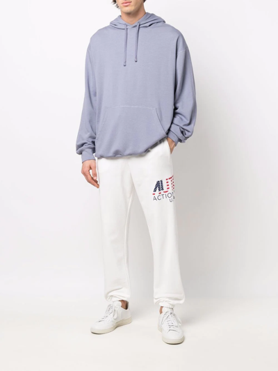 Autry Logo Drawstring Tracksuit Bottoms In Weiss