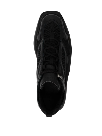 Shop Alyx Panelled Low-top Sneakers In Black