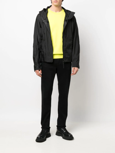 Shop Ten C Hooded Lightweight Jacket In Schwarz