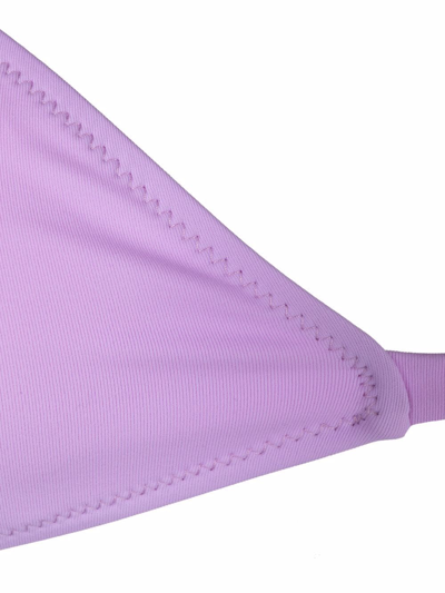 Shop Stella Mccartney Triangle-cup Bikini Top In Rosa