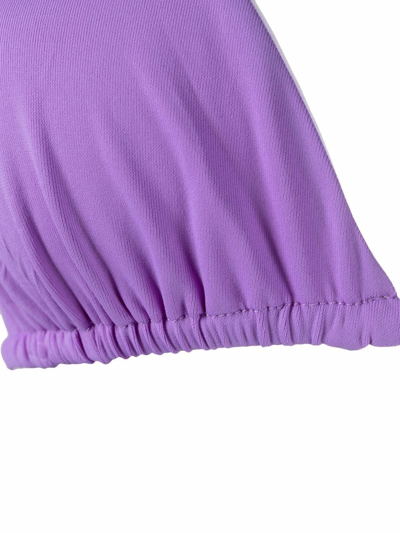 Shop Fisico Reversible Triangle Bikini In Violett