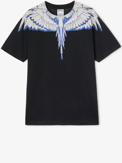 Shop Marcelo Burlon County Of Milan Wings T-shirt In Black/white