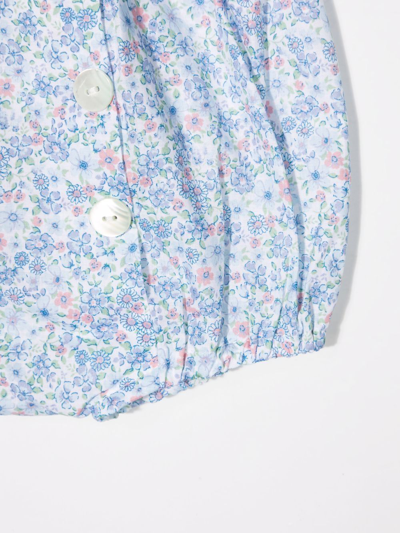 Shop Siola Floral-print Bloomer Shorts In White