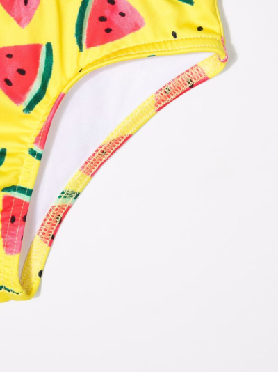 Shop Siola Watermelon-print Swim Trunks In Giallo