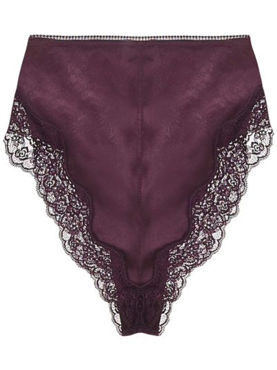 Shop Saint Laurent Underwear Purple
