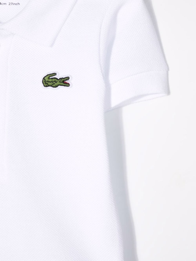 Shop Lacoste Logo-patch Polo Shirt In White