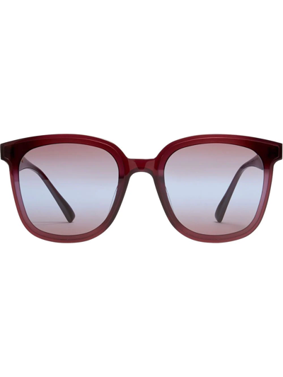 Shop Gentle Monster Jackie Rc3 Oversized Frame Sunglasses In Red