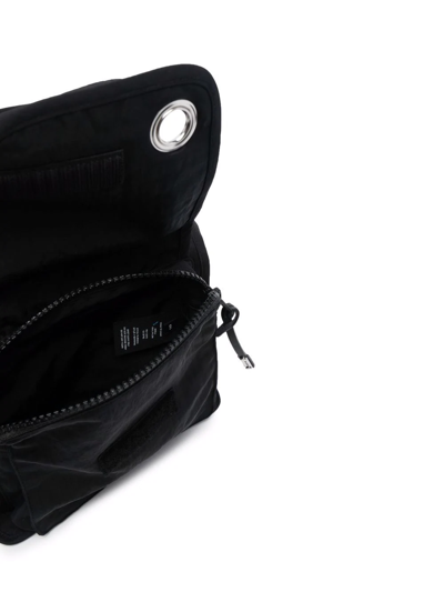 Shop Helmut Lang Foldover-pocket Belt Bag In Black