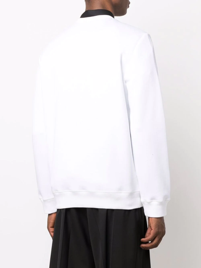 Shop Alexander Mcqueen Graphic-print Sweatshirt In White