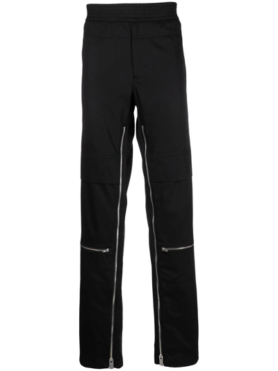Shop Alyx Zip-detail Straight-leg Trousers In Black