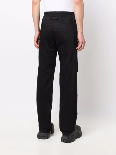 Shop Alyx Zip-detail Straight-leg Trousers In Black