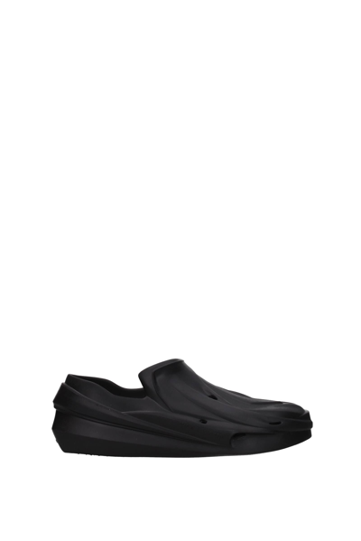 Shop Alyx Slippers And Clogs Rubber In Black