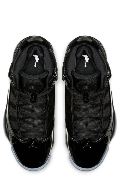 Shop Nike Jordan 6 Rings Sneaker In Black/ Black/ White