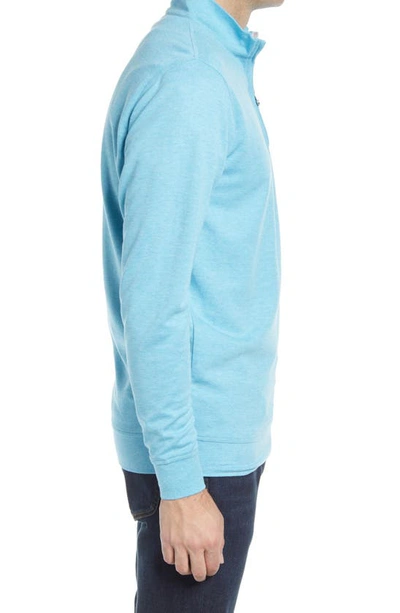 Peter Millar Men's Quarter Zip Pullover Sweater In Wave Break