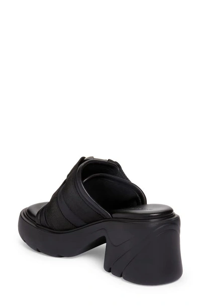 Shop Bottega Veneta Flash Bomber Slide Sandal In Black