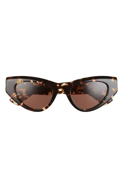 Bottega Veneta Eyewear tortoiseshell-effect cat-eye Sunglasses