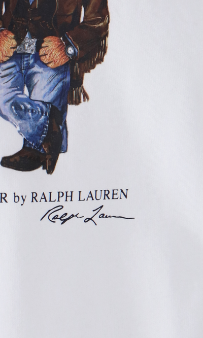 Shop Polo Ralph Lauren 'bear' Print Sweatshirt