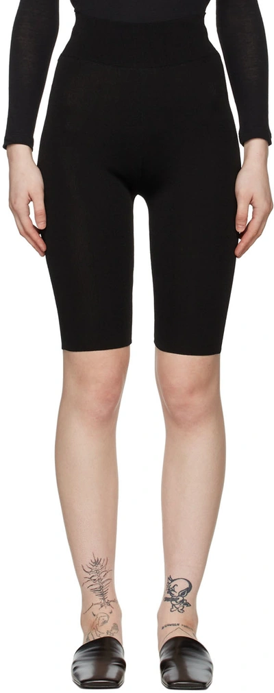 Shop Blossom Black Rayon Shorts