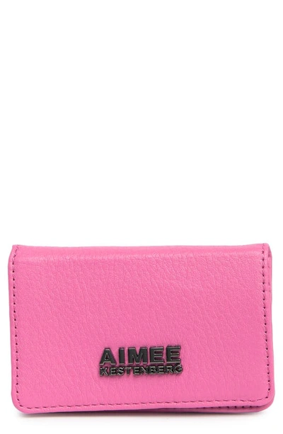 Shop Aimee Kestenberg Sammy Bifold Card Wallet In Orchid