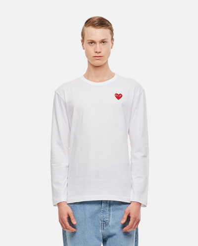 Shop Comme Des Garçons Play Cotton T-shirt