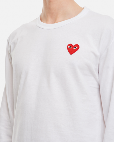 Shop Comme Des Garçons Play Cotton T-shirt