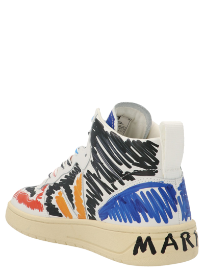 Shop Marni V-15 Shoes In Multicolor