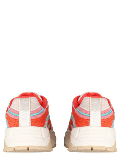 Shop Msgm Vortex Sneakers In Multicolor