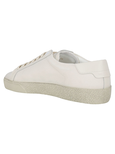 Shop Saint Laurent Sneakers In Bianco