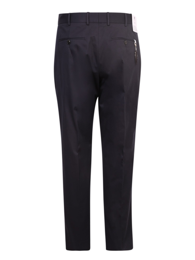 Shop Pt01 Mid-rise Tapered Trousers In Blue