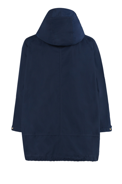 Shop Woolrich City Hooded Windbreaker In Blue