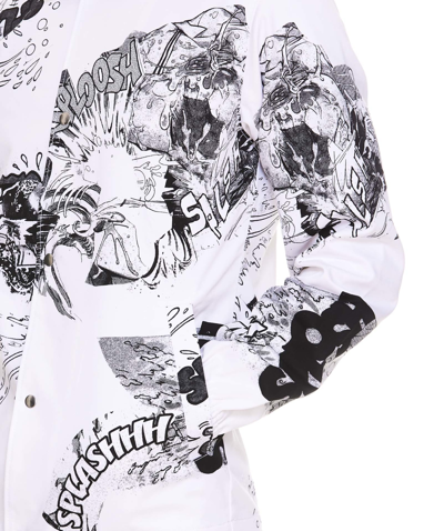 Shop Comme Des Garçons Shirt Jacket In White