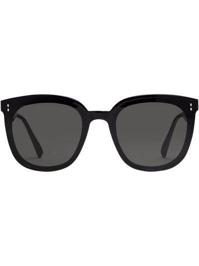 Shop Gentle Monster Rosy 01 Round Frame Sunglasses In Black