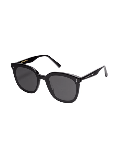 Shop Gentle Monster Rosy 01 Round Frame Sunglasses In Black