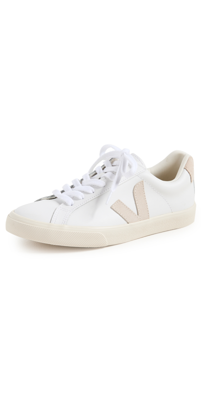 Shop Veja Esplar Logo Sneakers Extra White/sable