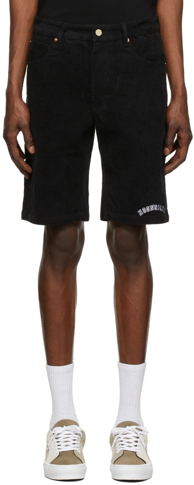 Noon Goons Black Cotton Shorts In Black
